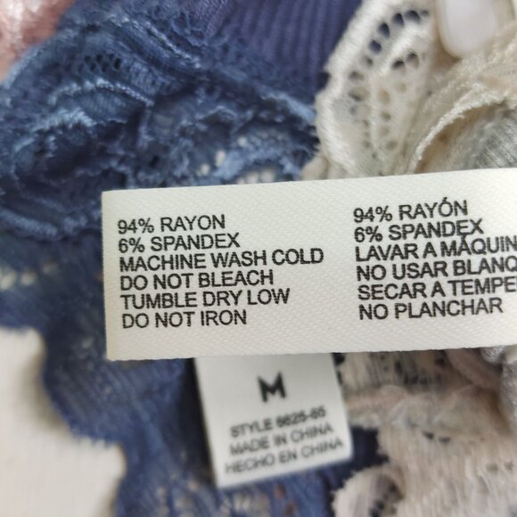 Laura Ashley Womens Lace Trimmed Panties Set Of 5 Medium Multicolor Rayon Soft - Picture 10 of 13